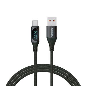 Savio USB Cable 60W CL0172 1m SAVIO