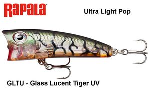 Vobleris Rapala Ultra Light Pop ULP Glass Lucent Tiger UV 4 cm