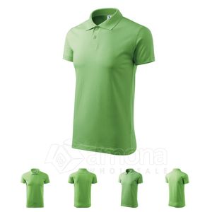 Polo marškinėliai MALFINI Single J. Grass Green, unisex