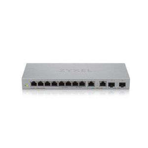 ZYXEL XGS1010-12 V2, 12-PORT GIGABIT UNMANAGED DESKTOP SWITCH WITH 8-PORT 1G + 2-PORT 2.5G + 2-PORT SFP+