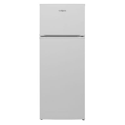 Šaldytuvas Goddess GODRDD0144GW8AE, Refrigerator, E, Free standing, Double door, Height 144 cm, Net fridge 171 L, Net freezer 42 L, White