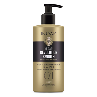 Inoar Vegan Revolution Smooth Gentle Maintenance Shampoo Step 1 Palaikomasis šampūnas, 350ml