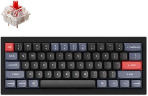 Keychron Q4 60% Carbon black mechaninė klaviatūra (ANSI, RGB, Hot-Swap, Gateron Pro Red Switch)