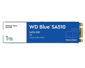 SSD|WESTERN DIGITAL|SA510|1TB|M.2|SATA 3.0|Write speed 520 MBytes/sec|Read speed 560 MBytes/sec|2.38mm|TBW 400 TB|MTBF 1750000 hours|WDS100T3B0B