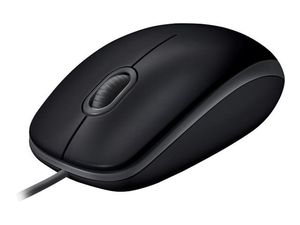 Pelė Logitech Mouse B110 Silent Wired USB Black