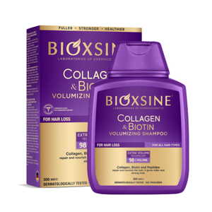 Bioxsine Collagen &amp; Biotin Volumizing Shampoo Apimties suteikiantis plaukų šampūnas , 300ml