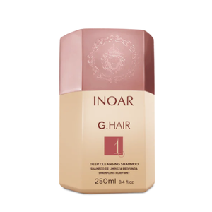 Inoar G.Hair Deep Cleansing Shampoo Step 1 Giliai valantis šampūnas, 250ml