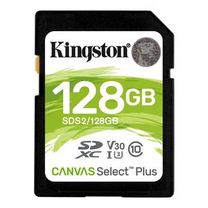 Atminties kortelė Kingston Canvas Select Plus 128GB Micro SDHC CL10