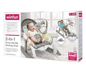 Winfun 2in1 Linguojanti kėdutė - gultukas auganti kartu su vaiku