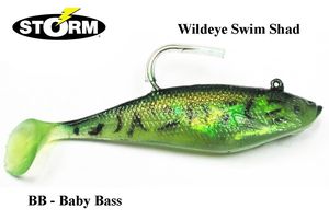 Guminukas Storm WildEye Swim Shad 8 cm Baby Bass 8 cm