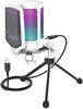 FIFINE A6V Cardioid Wired Microphone with RGB USB