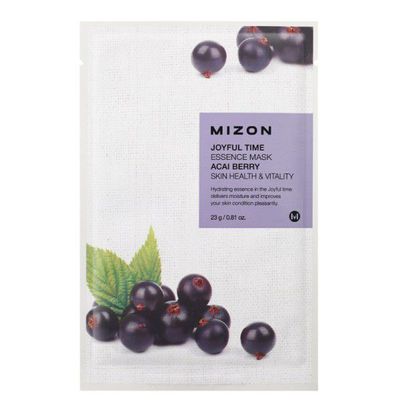 Mizon Joyful Time Essence Mask Acai Berry Veido kaukė su Acai uogomis, 23g