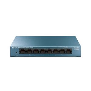 TP-Link LS108G LiteWave 8-Port Gigabit Desktop Switch, 8 Gigabit RJ45 Ports