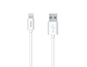 Data Cable USB to Lightning MFI 2.4A 12W 1.2m By Fonex White