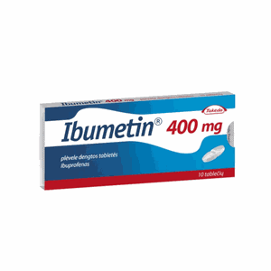 IBUMETIN 400 mg plėvele dengtos tabletės N10
