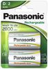 Panasonic rechargeable battery NiMh 2800mAh P20P/2B