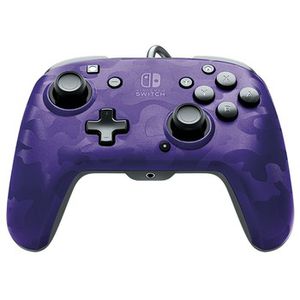 PDP Faceoff Deluxe+ Audio - Purple Camo laidinis valdiklis skirtas Nintendo Switch