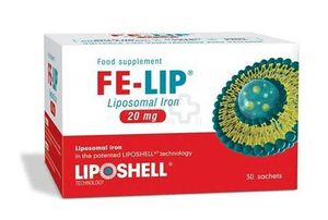 Maisto papildas FE - LIP liposominė geležis 20mg paketėliai 5g N30