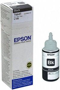 Epson T6641 (C13T66414A) Rašalo papildymo buteliukas, Juoda rašaliniams spausdintuvams