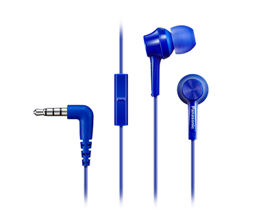 Panasonic Canal type RP-TCM115E-A In-ear, 3.5mm (1/8 inch), Microphone, Blue,