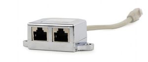 Gembird Adapter rozdzielacz LAN RJ-45/2XRJ-45 FTP