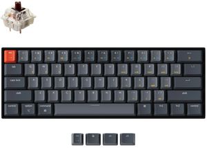 Keychron K12 mechanical 60% keyboard (Wireless, RGB, US, Gateron Brown)