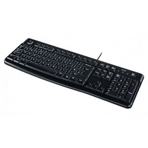 Logitech K120 Laidinė klaviatūra, USB, EN/LT, Juoda